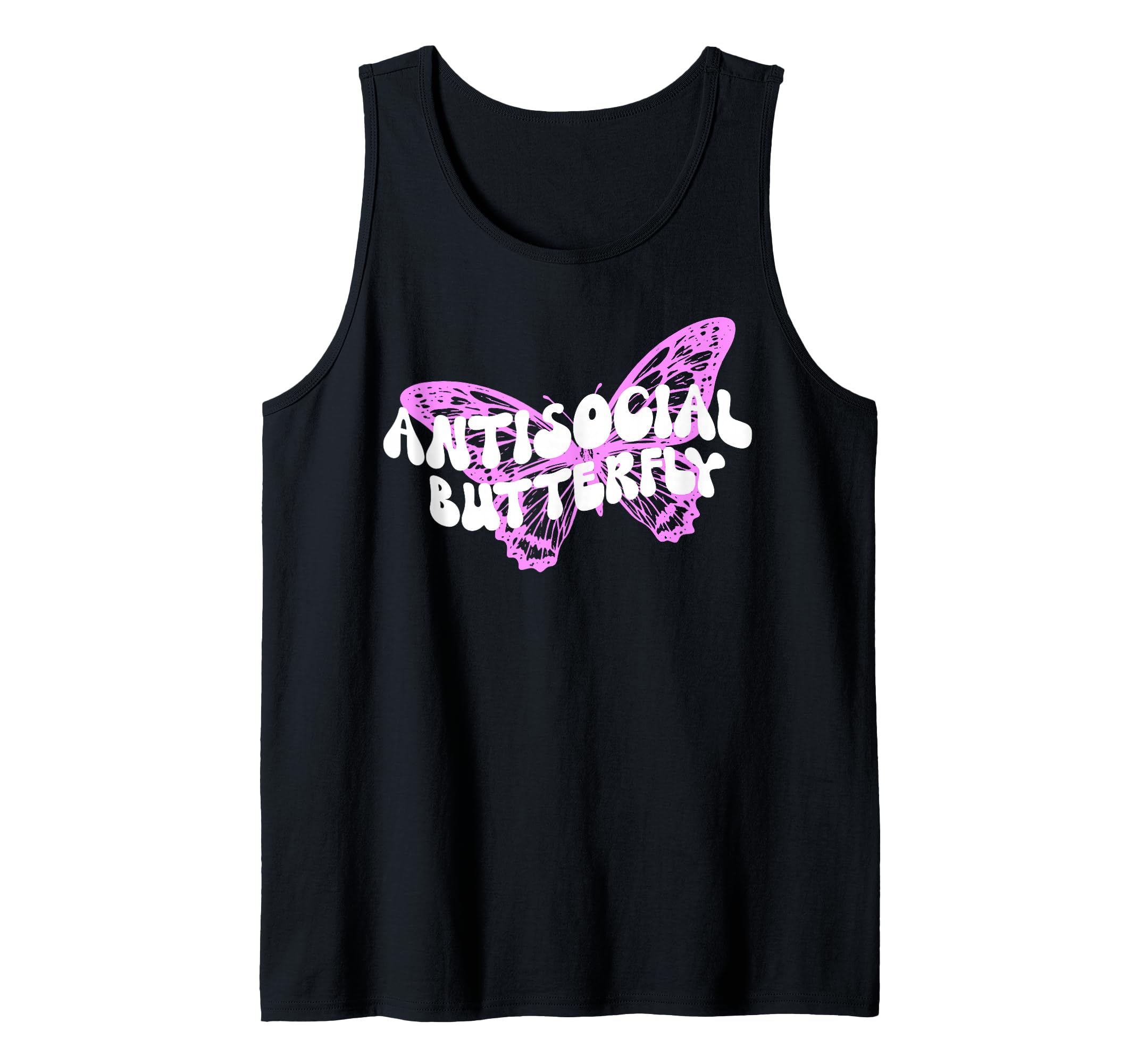 Antisocial Butterfly Funny Butterfly Sweatshirt - Trendy Graphic Unisex - T-Shirt, Sweatshirt, Hoodie