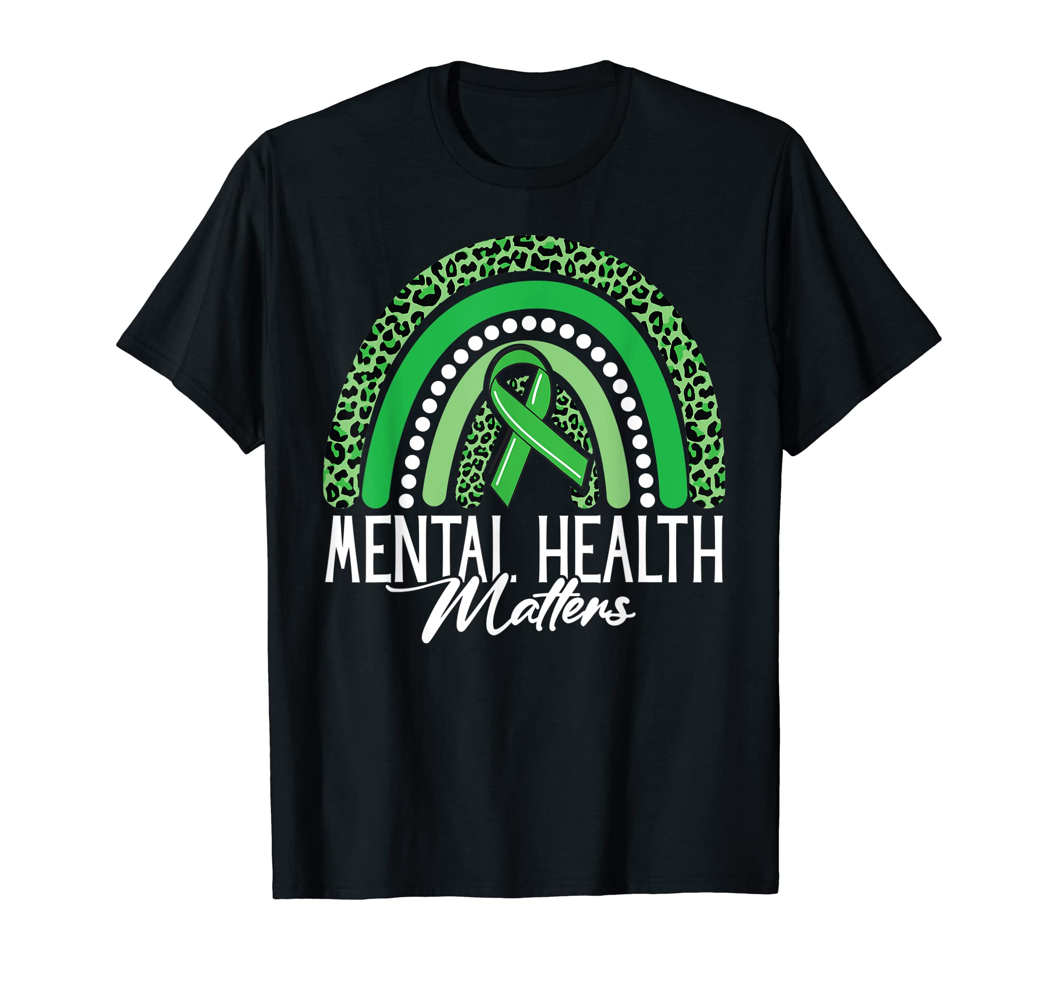 Mental Health Matters Rainbow Awareness T-Shirt - Streetwear Style Unisex - T-Shirt, Sweatshirt, Hoodie