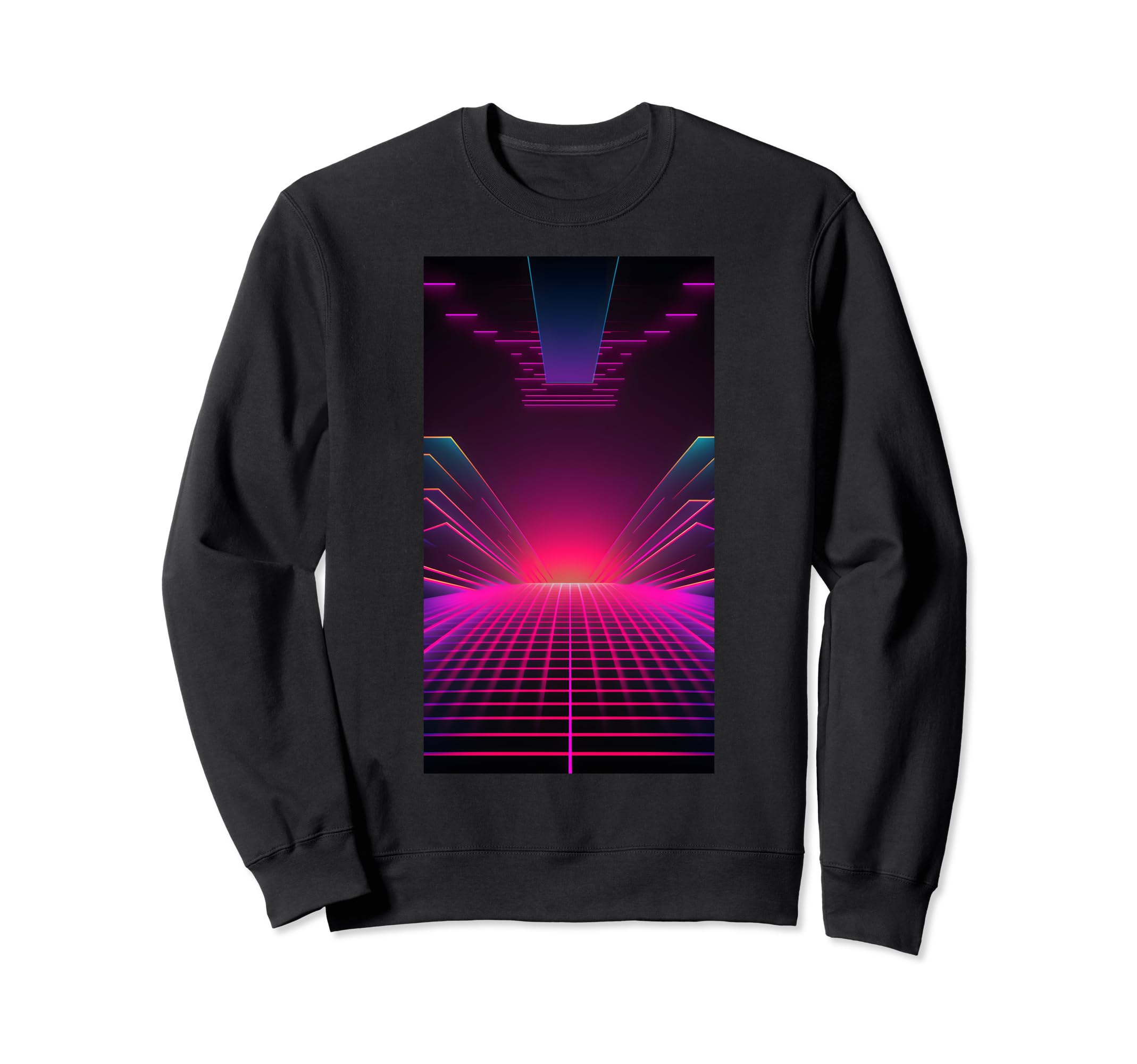 Retrowave 80S Digital Vaporwave Sweatshirt - Unique Graphic Unisex - T-Shirt, Sweatshirt, Hoodie