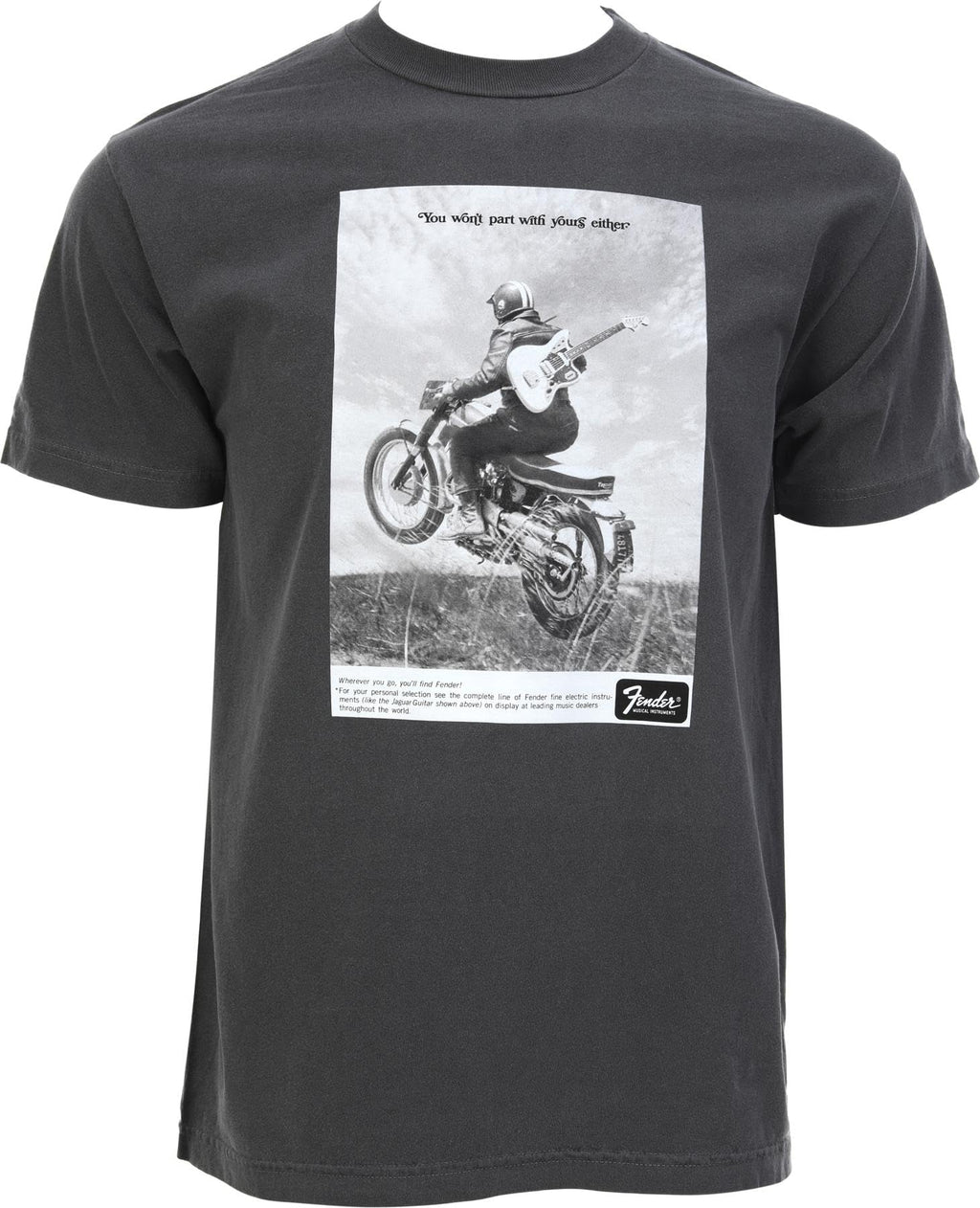 Ad Biker Graphite L T-Shirt - Novelty Apparel for Adults - T-Shirt, Sweatshirt, Hoodie