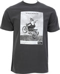 Ad Biker Graphite L T-Shirt - Novelty Apparel for Adults - T-Shirt, Sweatshirt, Hoodie