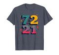 72 Is New 21 Birthday Gift Typography Art T-Shirt - Unique Graphic Unisex - T-Shirt, Sweatshirt, Hoodie
