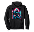 Synthwave 80S Japanese Vaporwave Mech Hoodie - Unique Graphic Men Women - T-Shirt, Sweatshirt, Hoodie