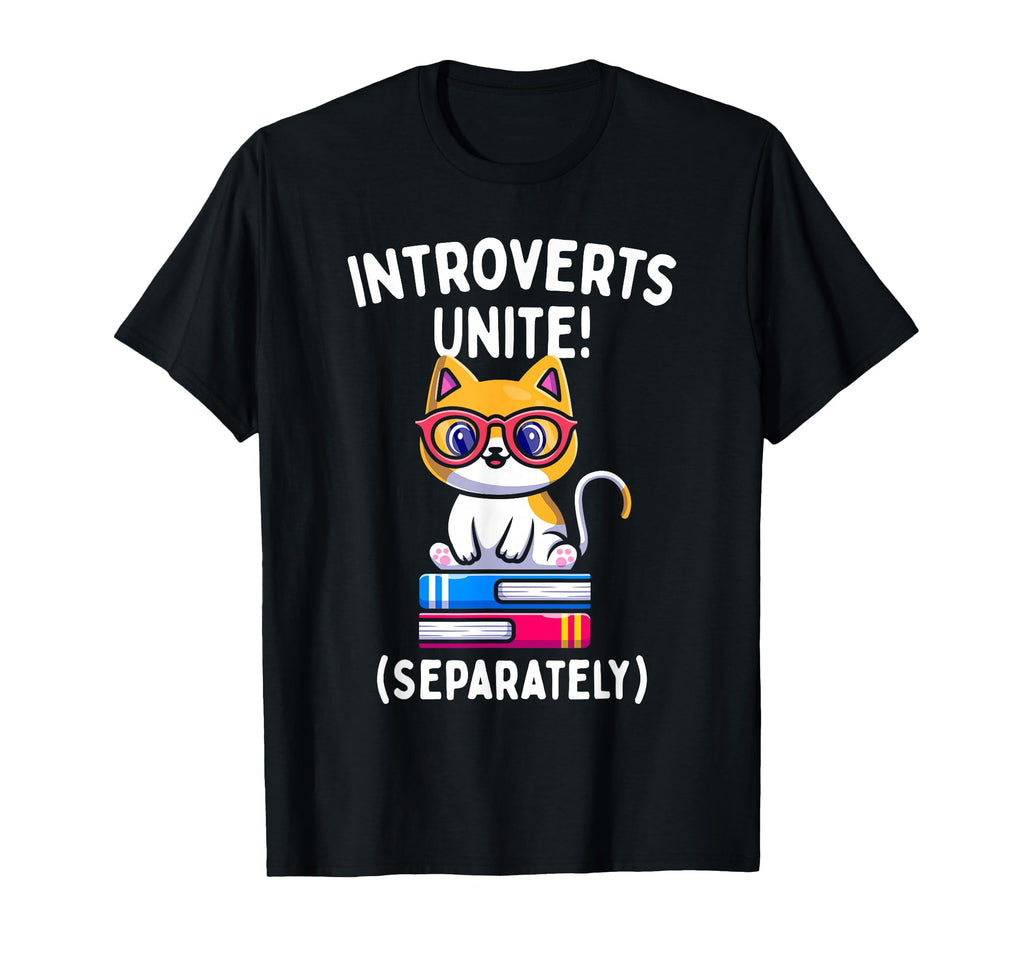 Introverts Unite Separately Ew People T-Shirt - Novelty Apparel for Adults - T-Shirt, Sweatshirt, Hoodie