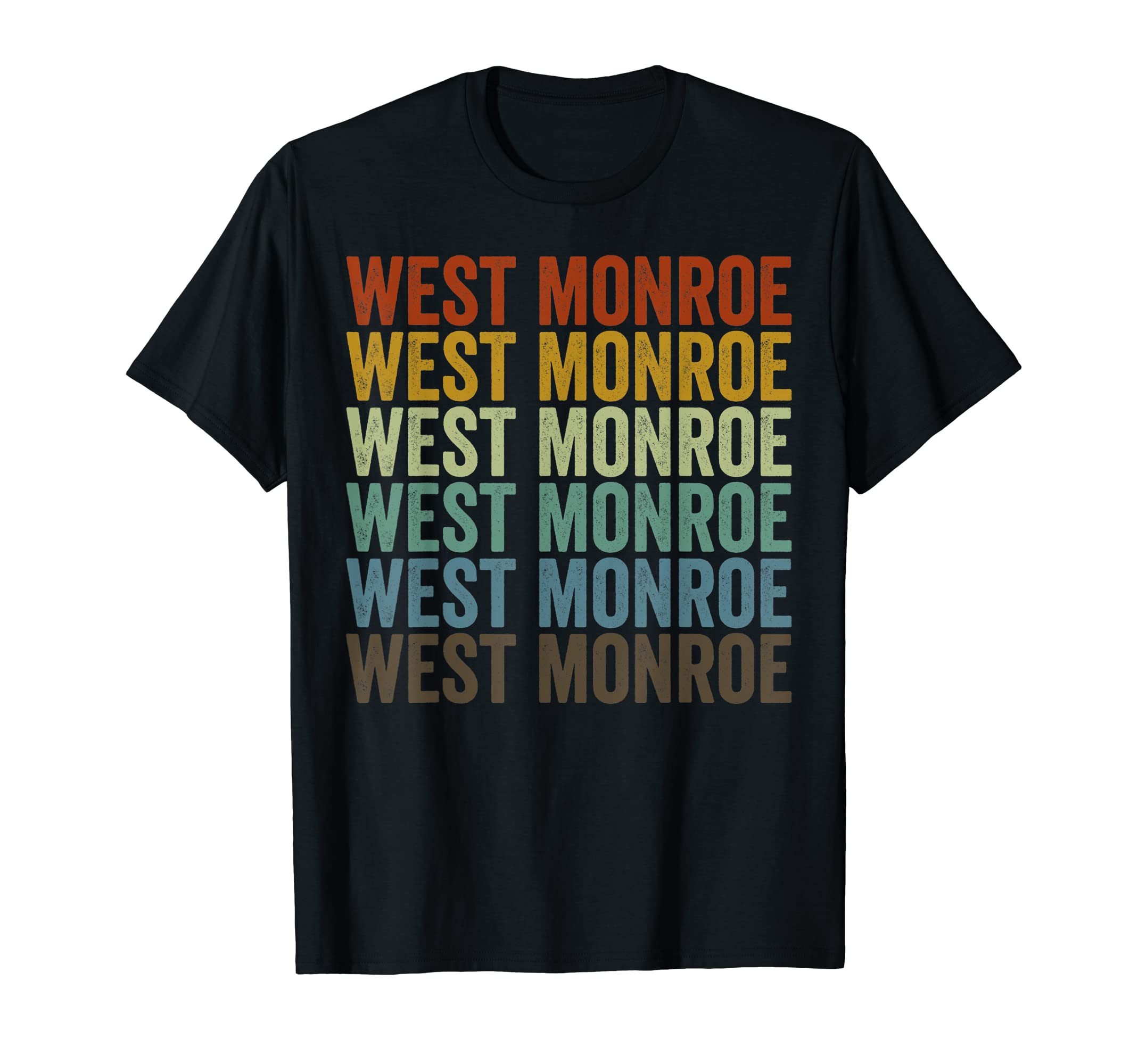 West Monroe City T-Shirt - Aesthetic Graphic Unisex - T-Shirt, Sweatshirt, Hoodie