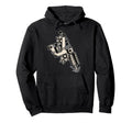 Coil Tattoo Machine Blackwork Flash Hoodie - Custom Art Print Men Women - T-Shirt, Sweatshirt, Hoodie