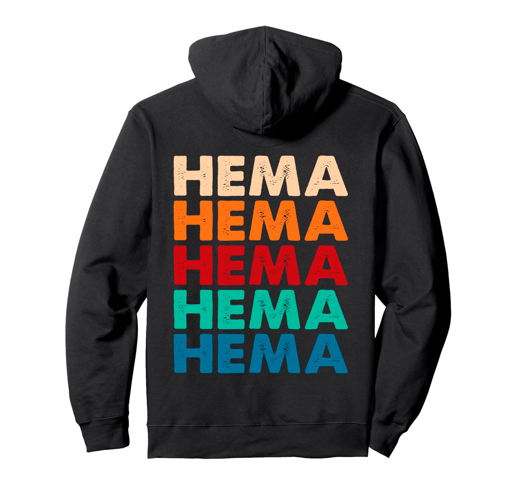 Hema Typography 80S Historical Fencing Hoodie - Minimalist Print Unisex - T-Shirt, Sweatshirt, Hoodie