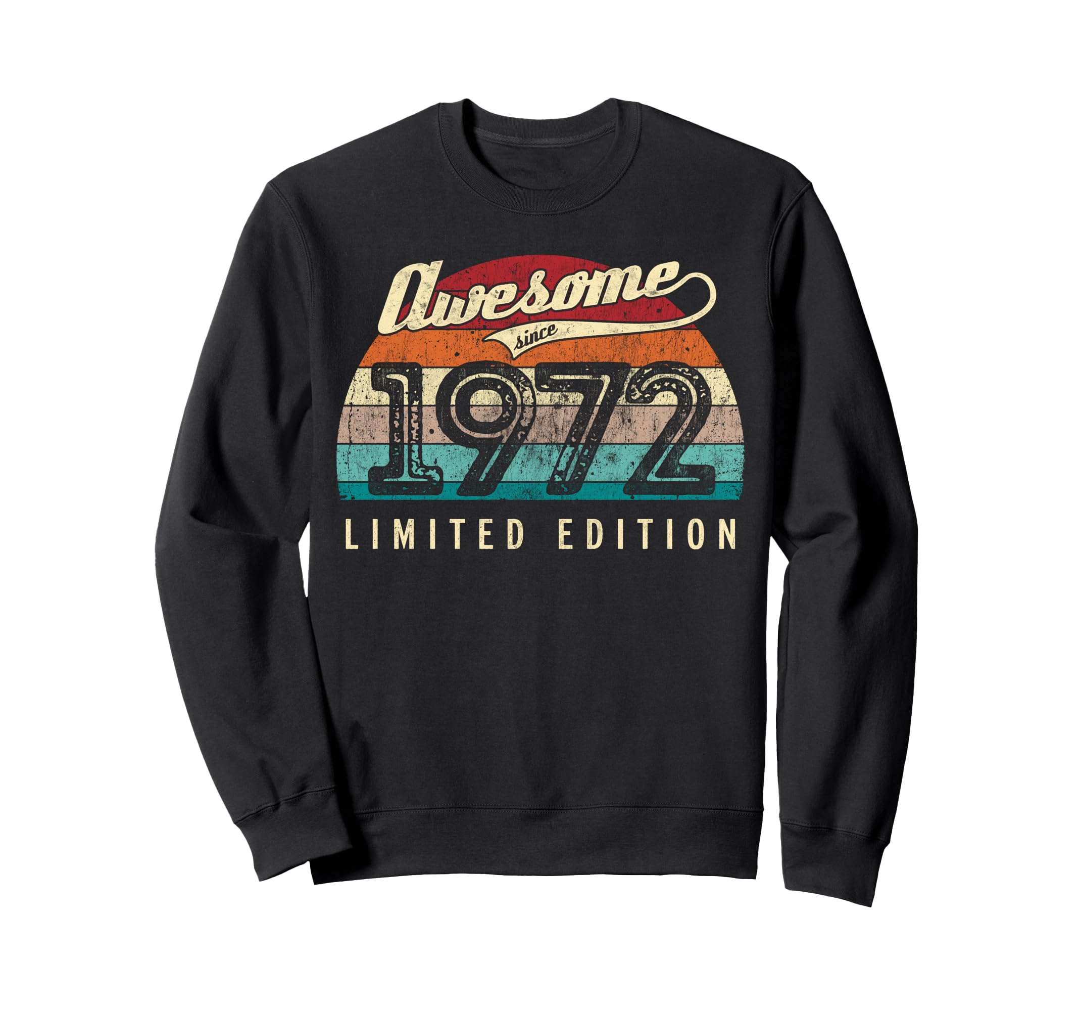 Awesome Since 1972 54Th Birthday Sweatshirt - Streetwear Style Unisex - T-Shirt, Sweatshirt, Hoodie