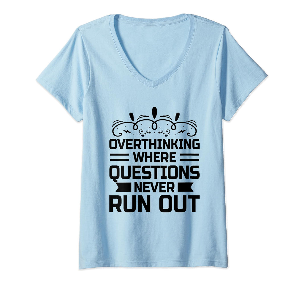 Overthinking Overthinker Funny T-Shirt - Casual Everyday Wear for Adults - T-Shirt, Sweatshirt, Hoodie