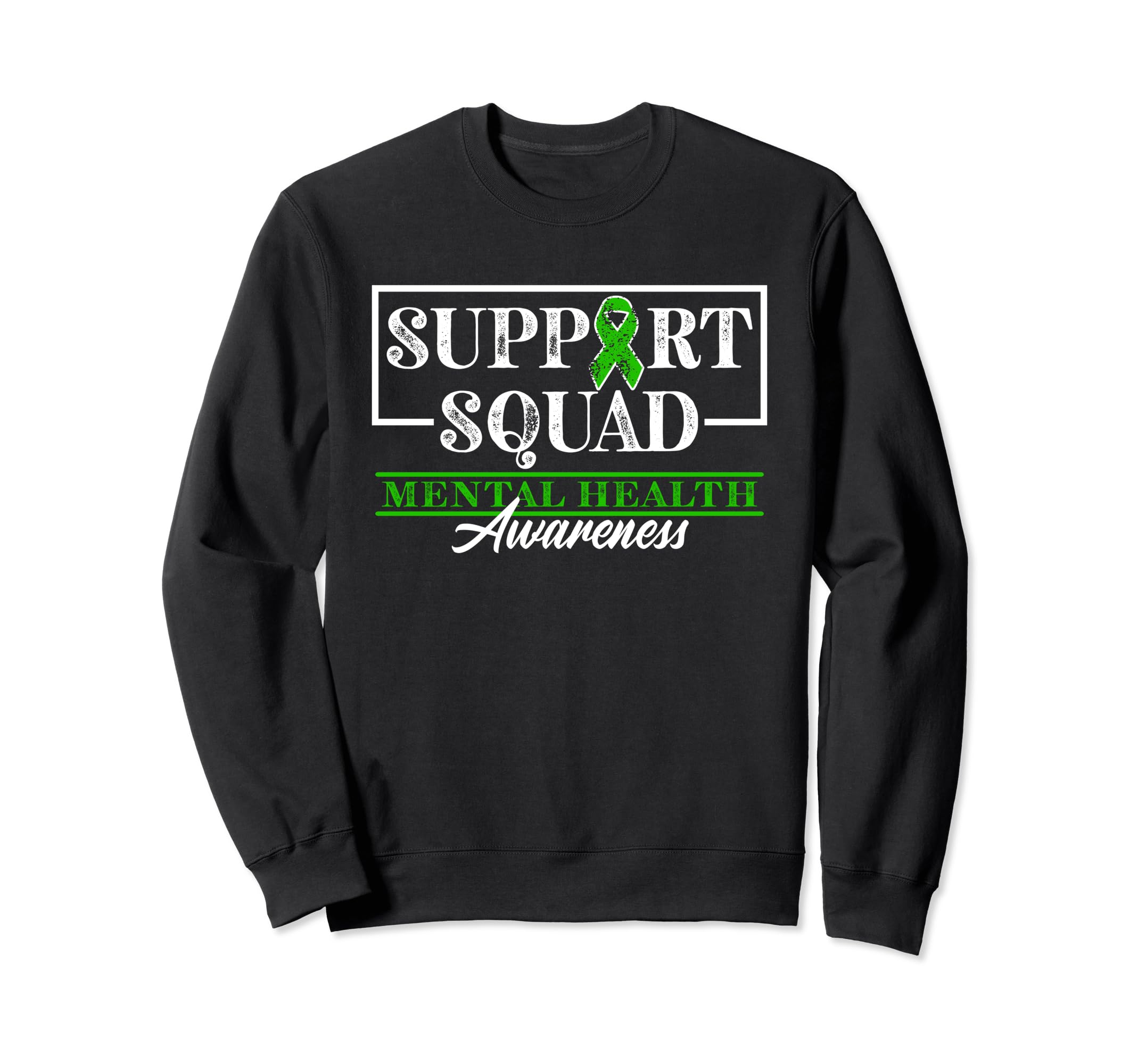 Support Awareness Squad I Depression Sweatshirt - Graphic Print Men Women - T-Shirt, Sweatshirt, Hoodie