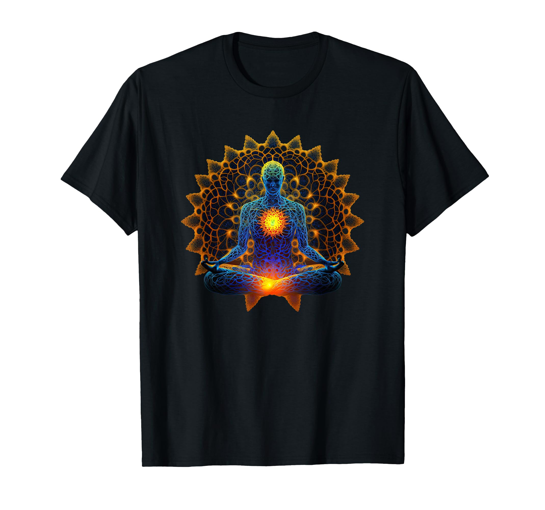 Energy Chakra Yoga Meditation T-Shirt - Fun Novelty Design Men Women - T-Shirt, Sweatshirt, Hoodie