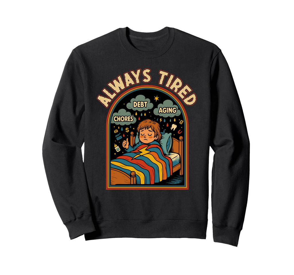 80S Art Card Eighties Sweatshirt - Custom Art Print for Adults - T-Shirt, Sweatshirt, Hoodie