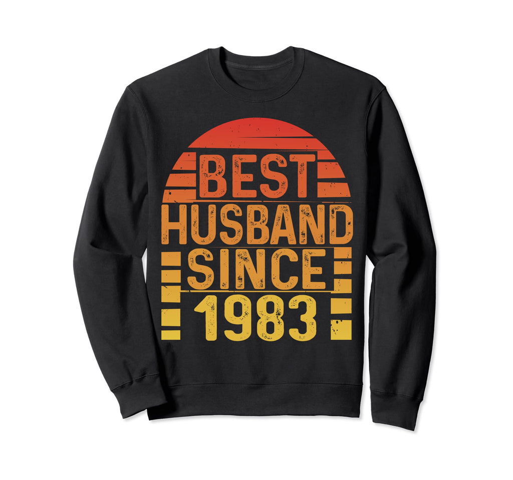 Best Husband Since 1983 Wedding Sweatshirt - Minimalist Print Unisex - T-Shirt, Sweatshirt, Hoodie