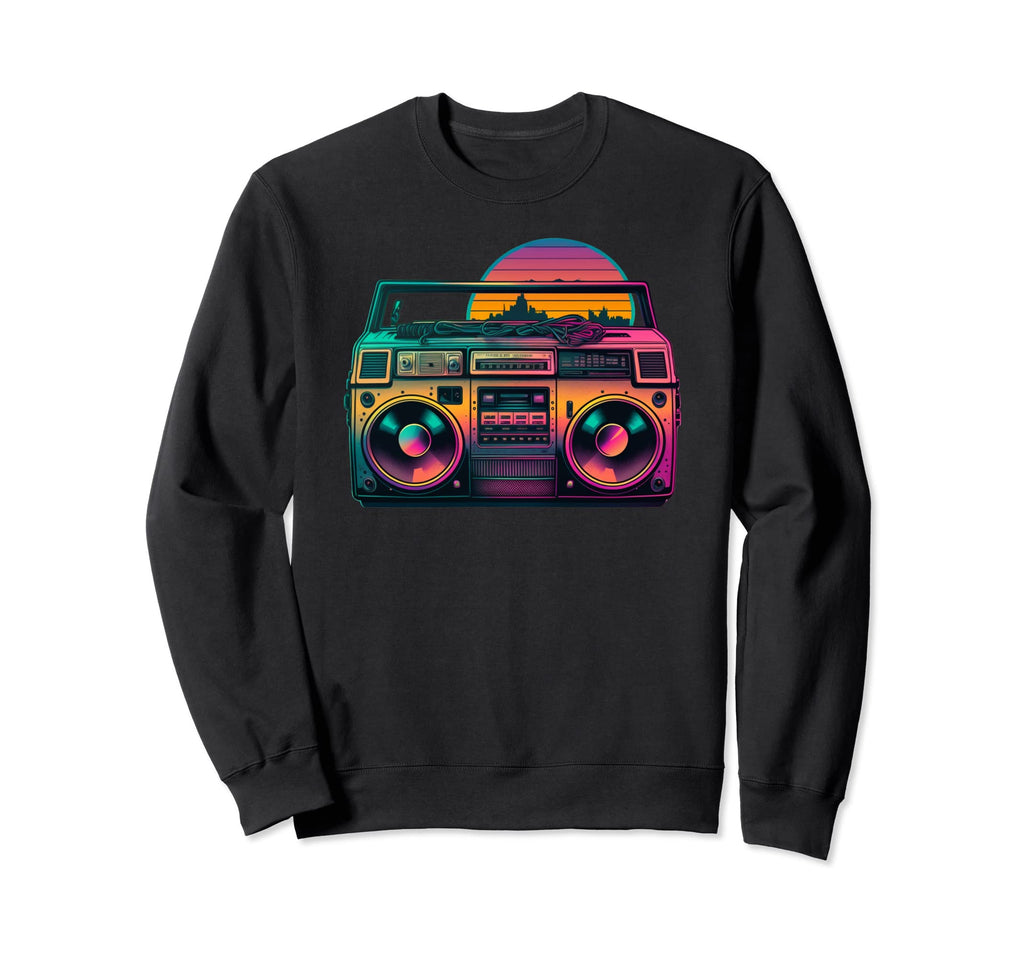 Retrowave Synthwave 80S Eighties Sweatshirt - Aesthetic Graphic Unisex - T-Shirt, Sweatshirt, Hoodie