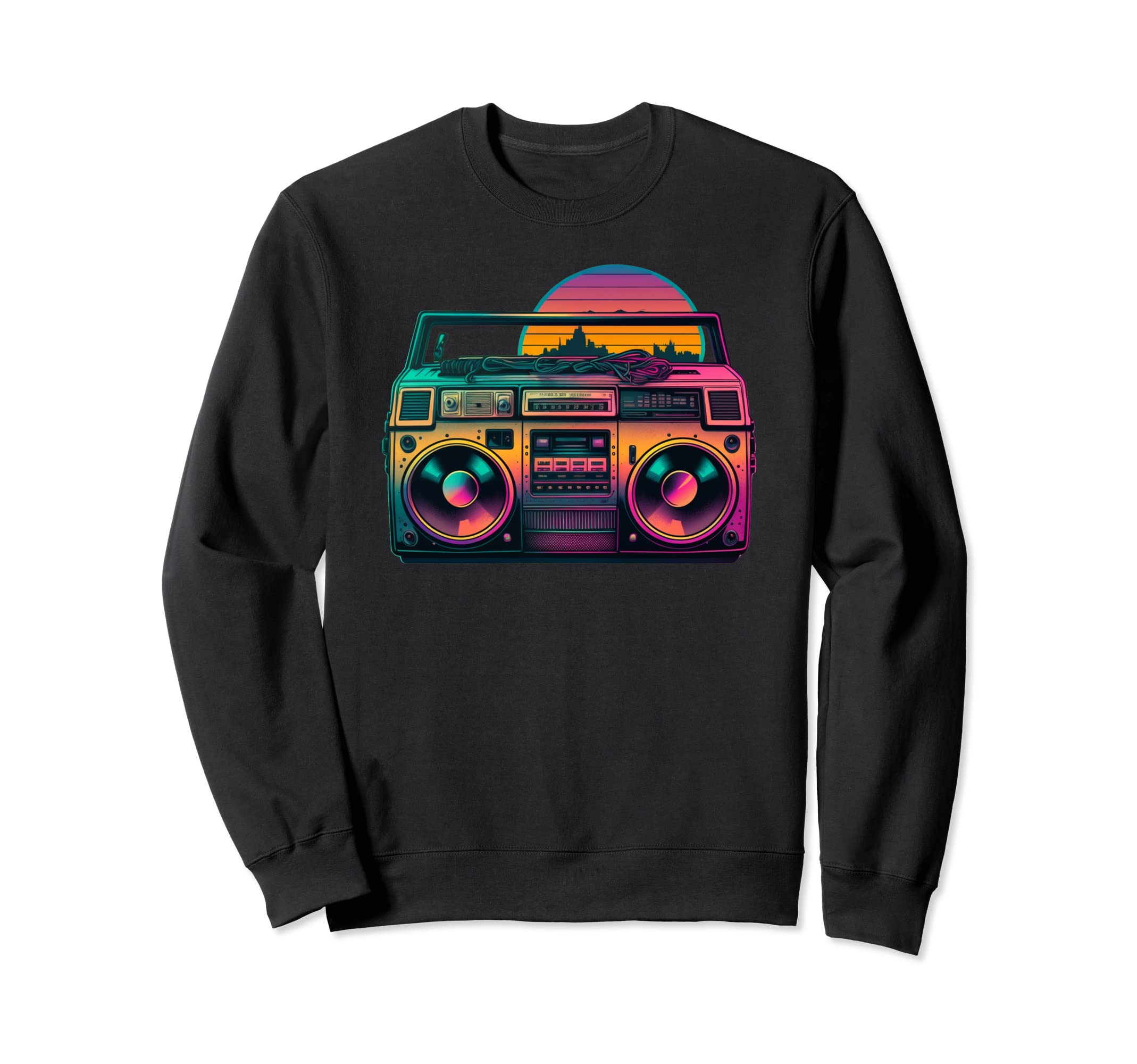 Retrowave Synthwave 80S Eighties Sweatshirt - Aesthetic Graphic Unisex - T-Shirt, Sweatshirt, Hoodie