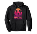 Waves Sunsets Surfrider Beach Malibu Hoodie - Unique Graphic Unisex - T-Shirt, Sweatshirt, Hoodie