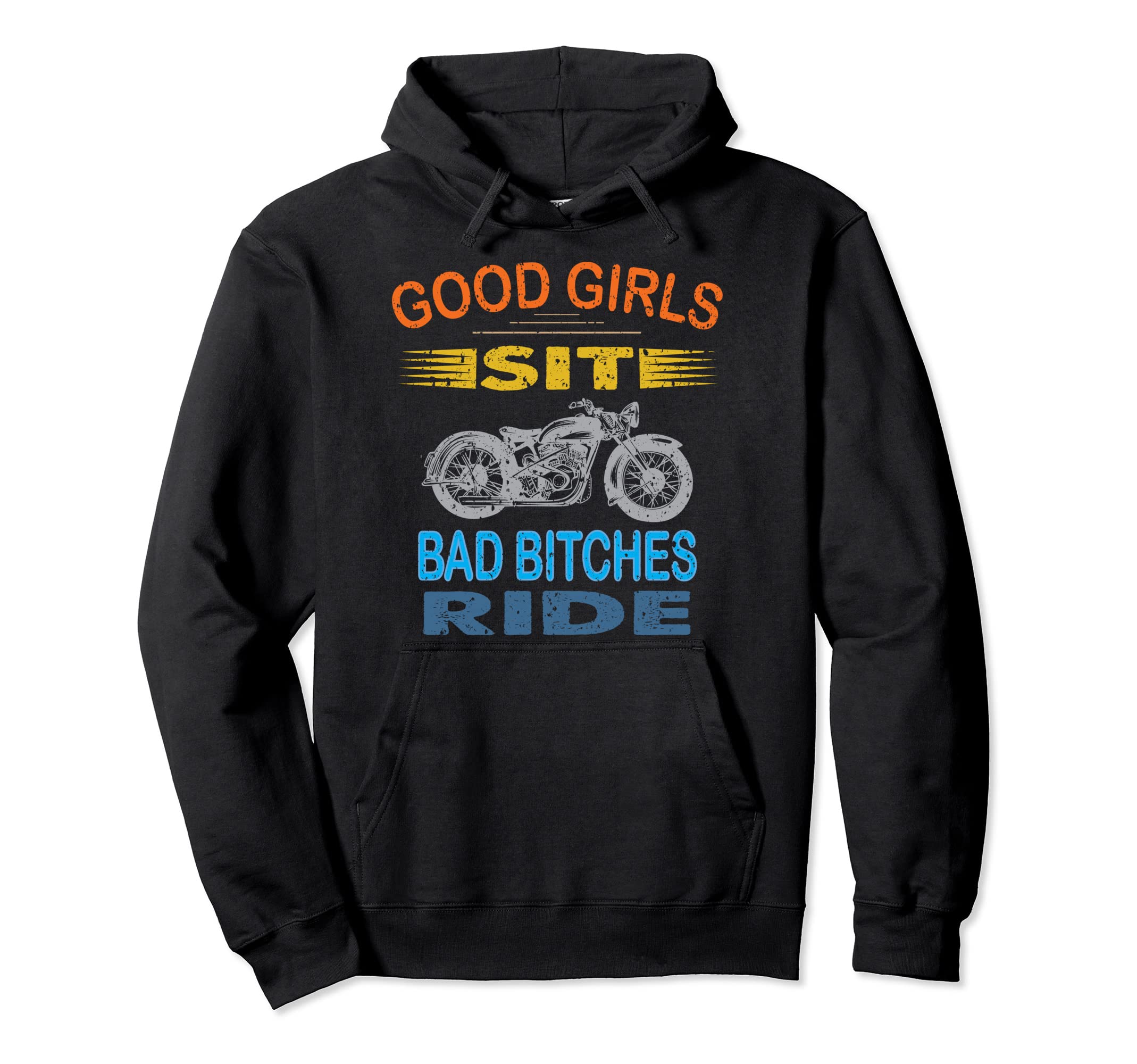 Biker Motorcycle Lovers Gifts Funny Hoodie - Fun Novelty Design Unisex - T-Shirt, Sweatshirt, Hoodie