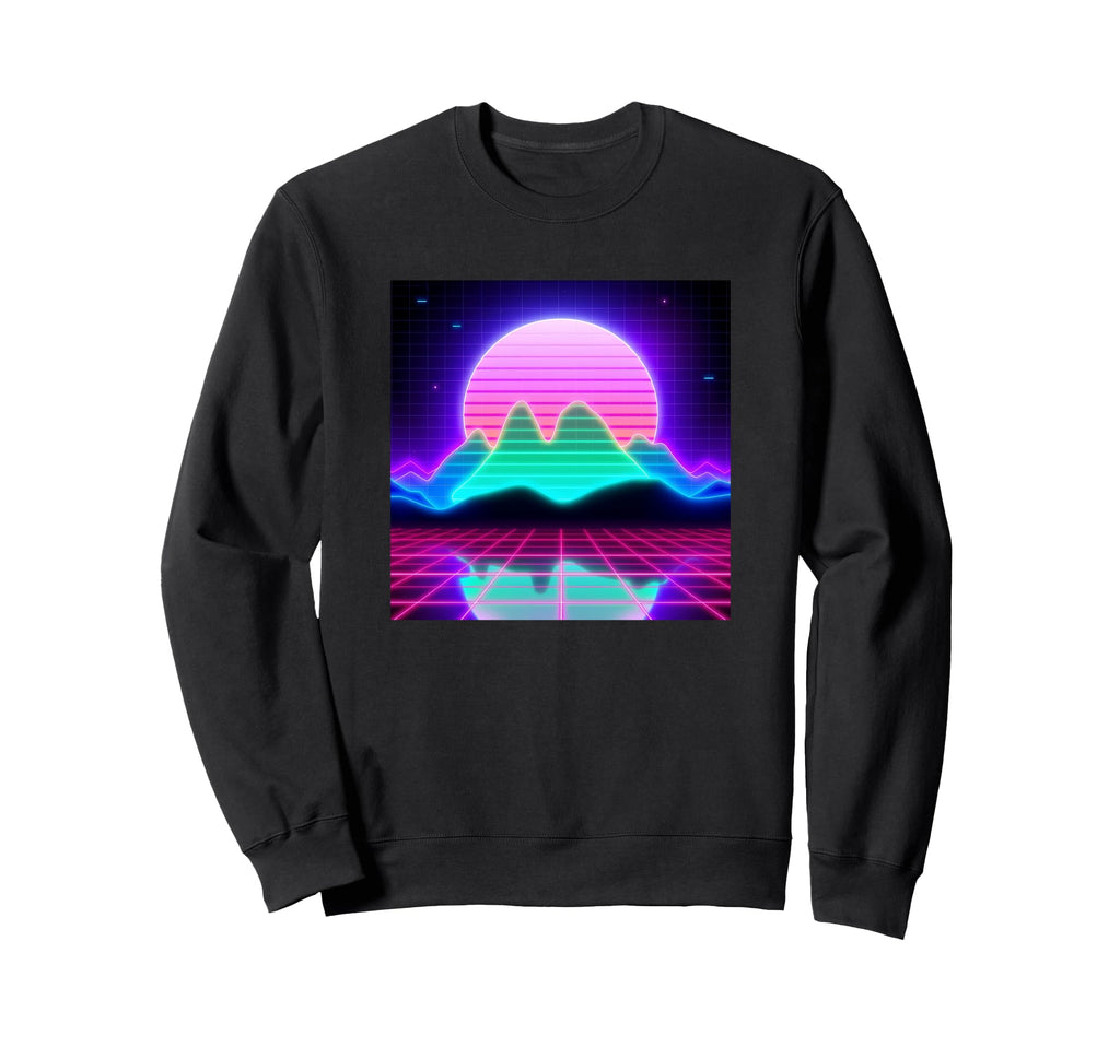 Futuristic Vaporwave 80S 90S Sweatshirt - Novelty Apparel Men Women - T-Shirt, Sweatshirt, Hoodie