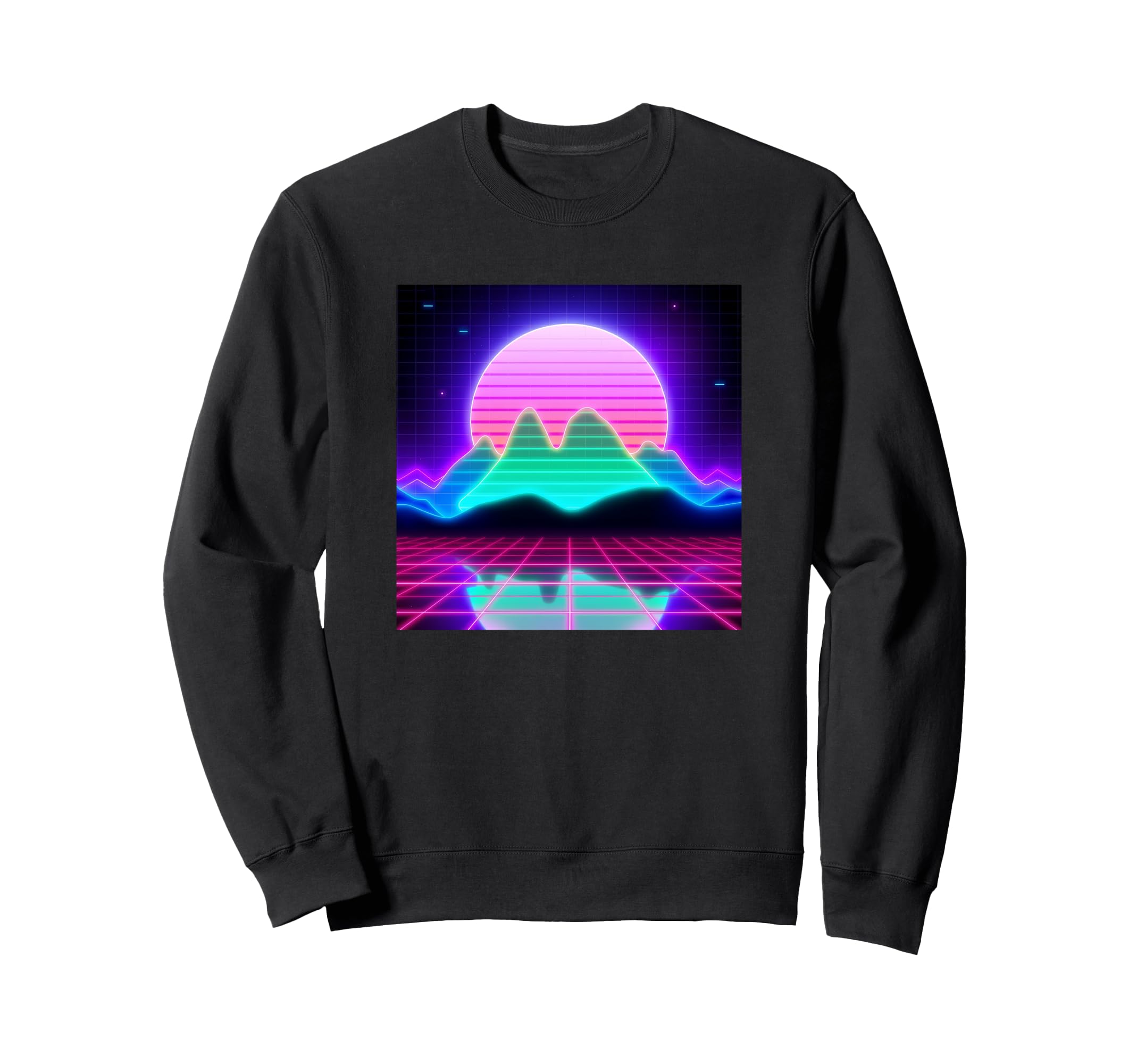 Futuristic Vaporwave 80S 90S Sweatshirt - Novelty Apparel Men Women - T-Shirt, Sweatshirt, Hoodie