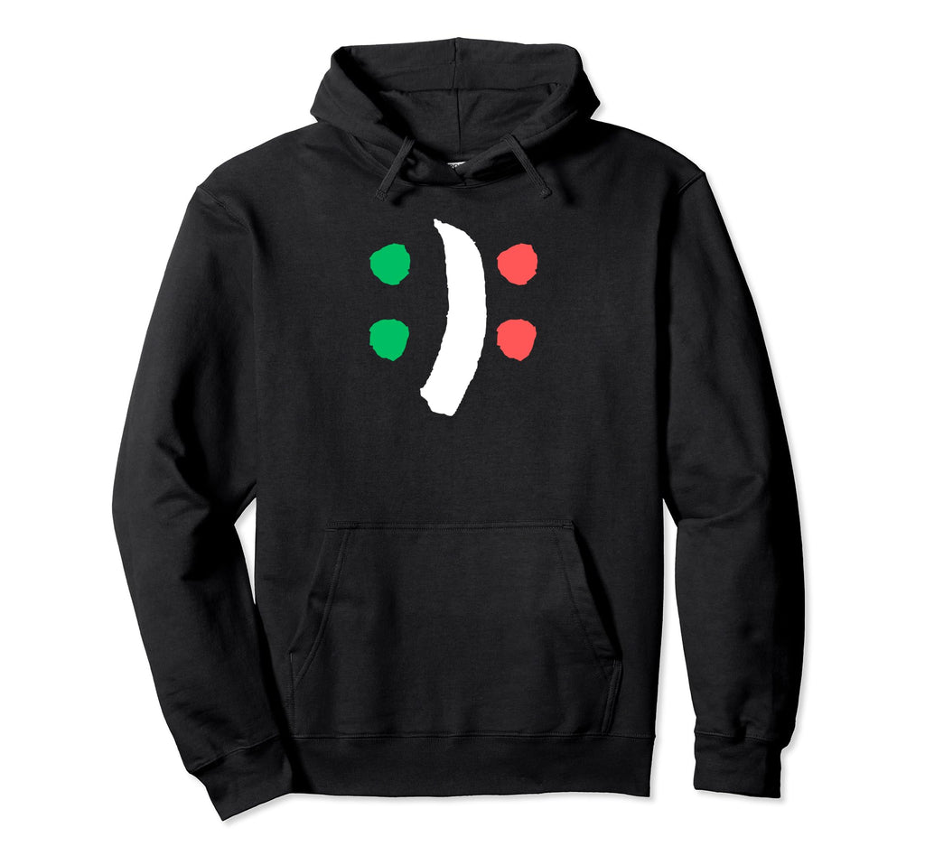 Bipolar Awareness Happy Sad Face Hoodie - Fun Novelty Design for Adults - T-Shirt, Sweatshirt, Hoodie