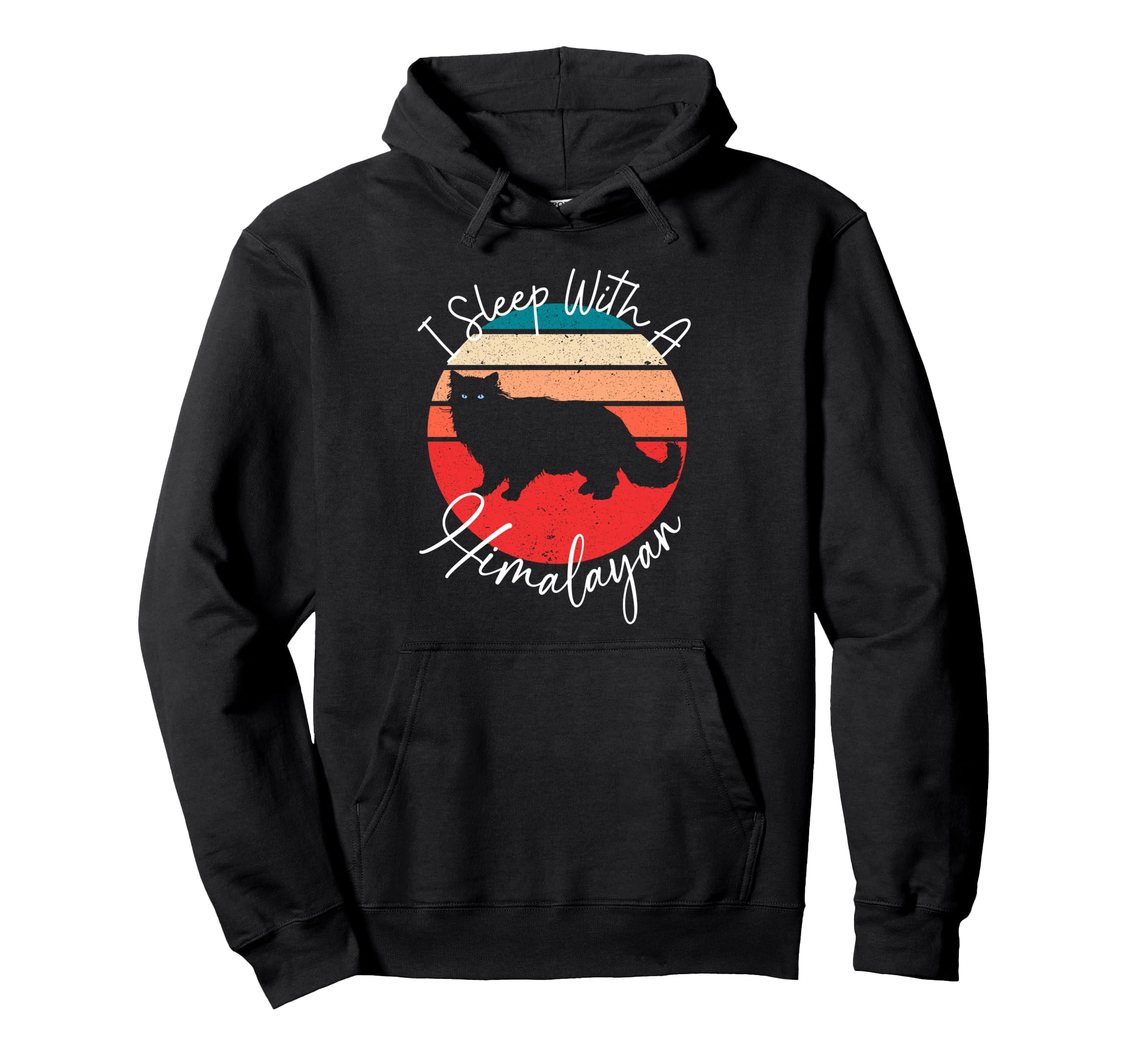 Himalayan Cat Sunset 80S Aesthetic Hoodie - Aesthetic Graphic Unisex - T-Shirt, Sweatshirt, Hoodie