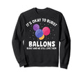 Balloons Burst Depression Mental Sweatshirt - Aesthetic Graphic Men Women - T-Shirt, Sweatshirt, Hoodie
