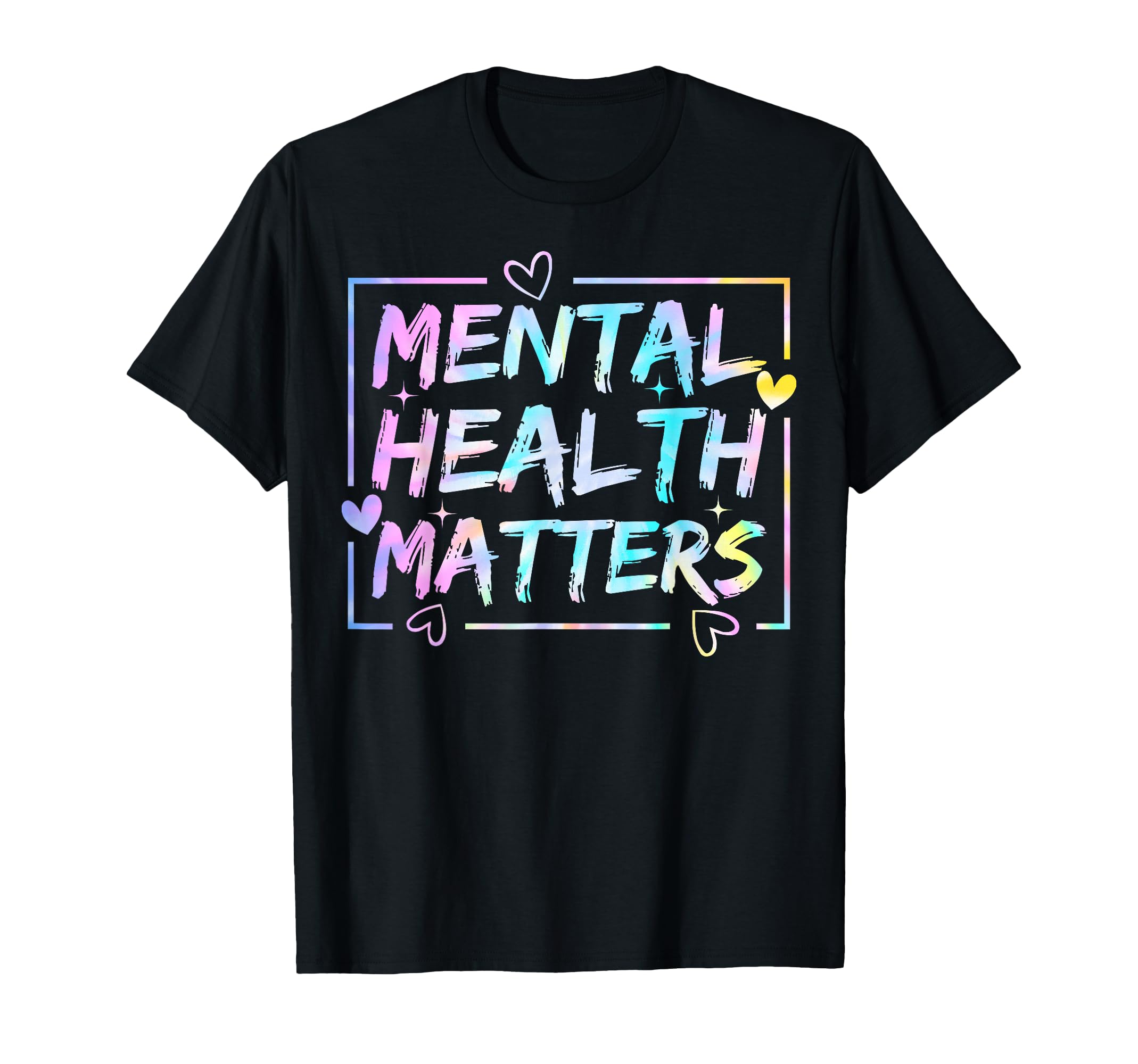 Mental Health Matters Human Brain T-Shirt - Aesthetic Graphic for Adults - T-Shirt, Sweatshirt, Hoodie