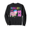 Roller Skates Party Skating 80S 90S Sweatshirt - Trendy Graphic Men Women - T-Shirt, Sweatshirt, Hoodie
