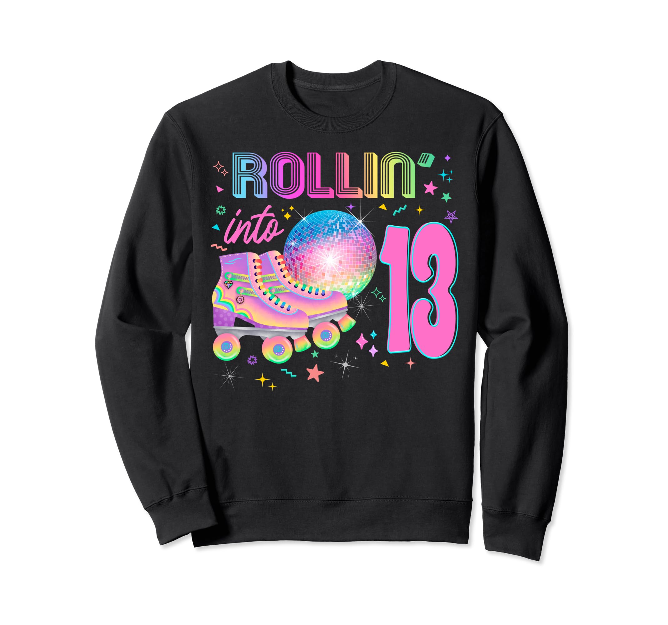 Roller Skates Party Skating 80S 90S Sweatshirt - Trendy Graphic Men Women - T-Shirt, Sweatshirt, Hoodie
