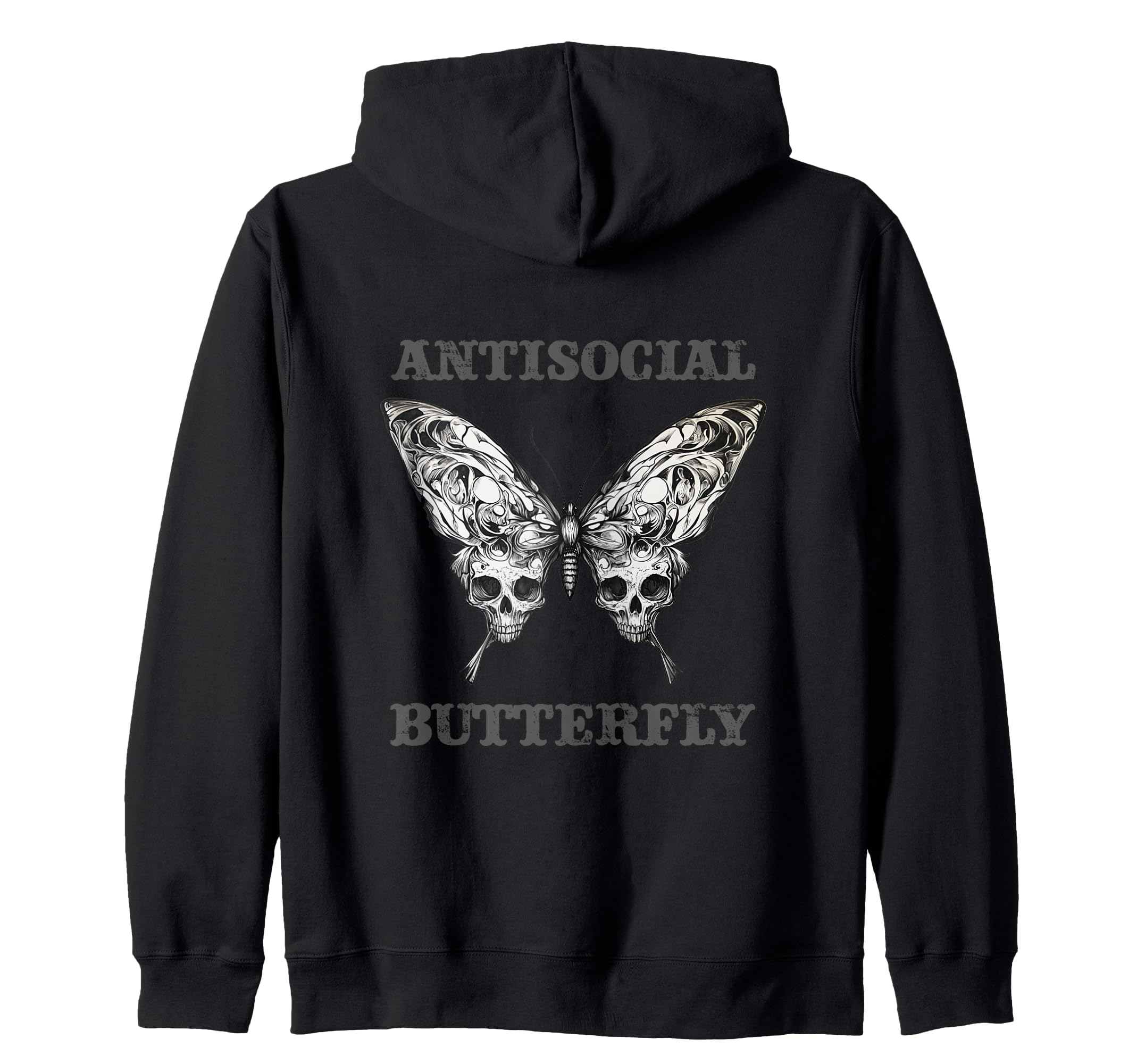 Antisocial Butterfly Gift T-Shirt - Custom Art Print Unisex - T-Shirt, Sweatshirt, Hoodie