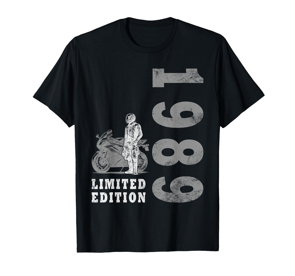 35 Years Biker 1989 Motorcycle T-Shirt - Custom Art Print for Adults - T-Shirt, Sweatshirt, Hoodie