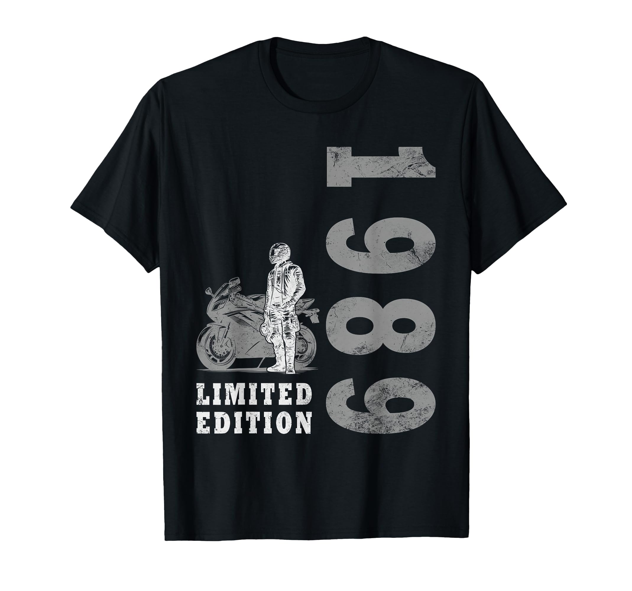 35 Years Biker 1989 Motorcycle T-Shirt - Custom Art Print for Adults - T-Shirt, Sweatshirt, Hoodie