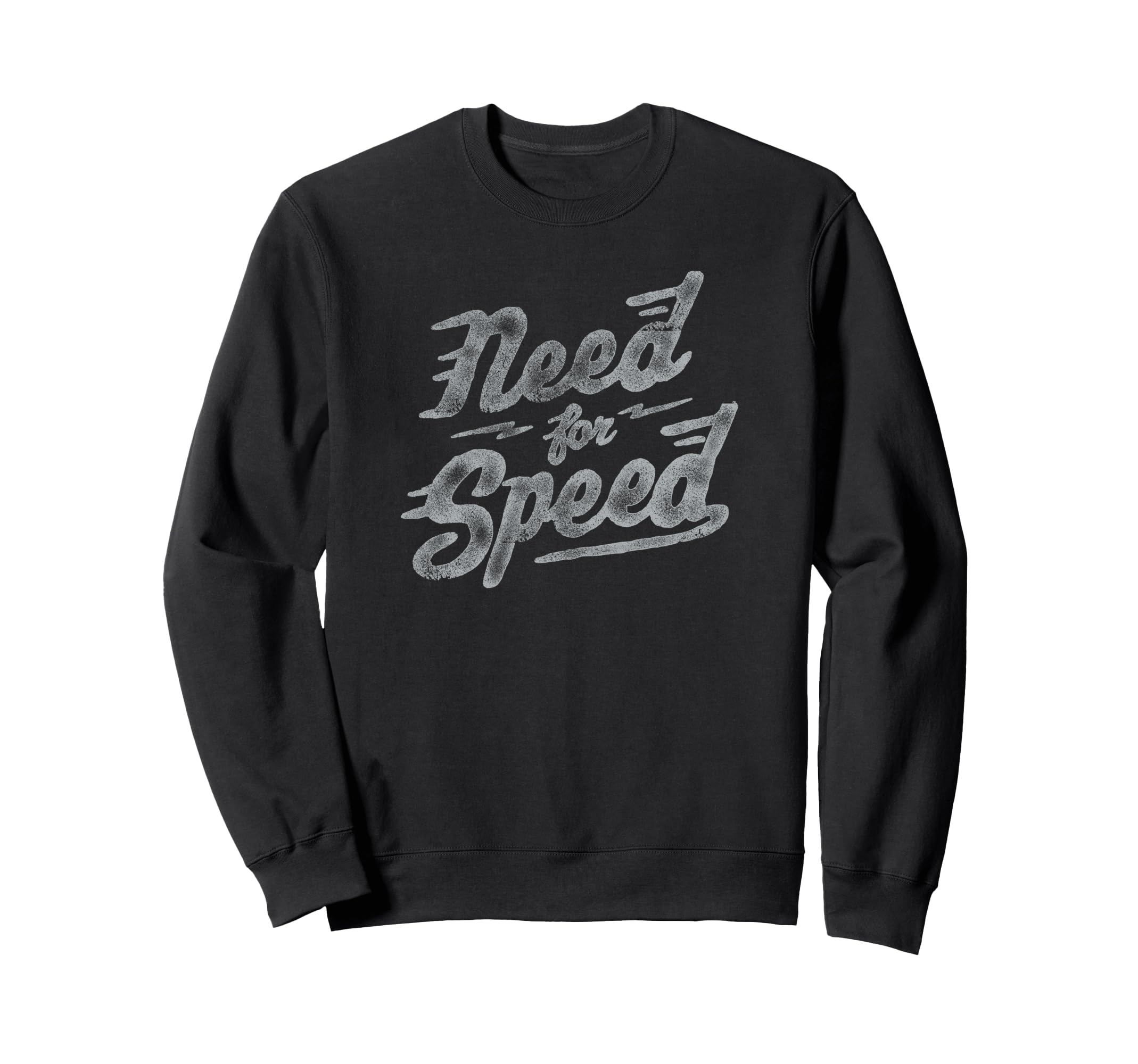 Trendy Need Speed Logo Sweatshirt - Casual Everyday Wear Men Women - T-Shirt, Sweatshirt, Hoodie
