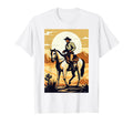Cowboy Rodeo Horse Riding Usa Cowboy T-Shirt - Trendy Graphic Men Women - T-Shirt, Sweatshirt, Hoodie