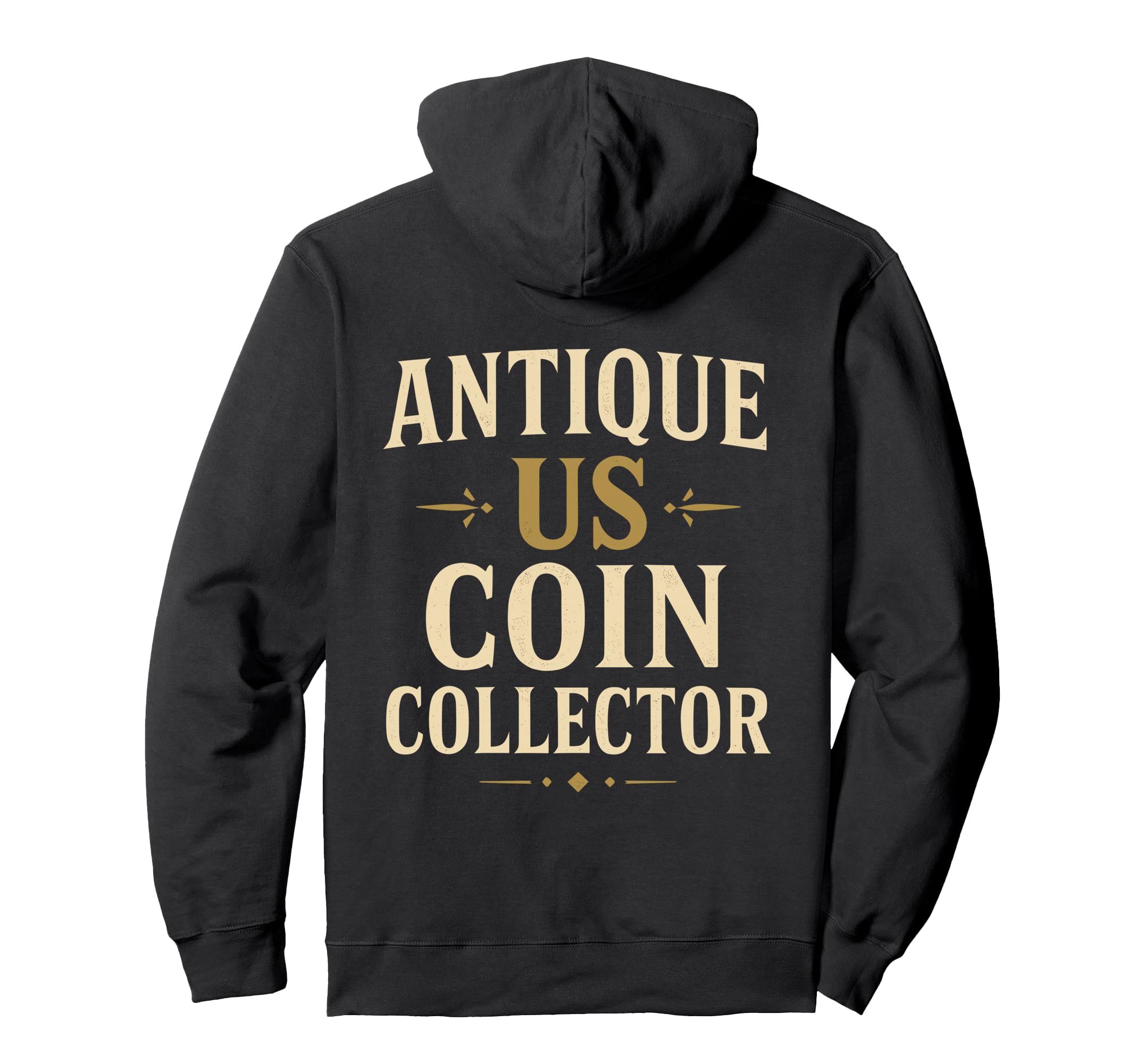 Us Coin Collector Hobby Typography Hoodie - Custom Art Print Unisex - T-Shirt, Sweatshirt, Hoodie