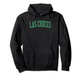 Las Cruces Nm Distressed Green Varsity Hoodie - Streetwear Style Men Women - T-Shirt, Sweatshirt, Hoodie