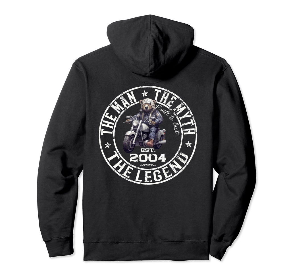 20Th Birthday Motorcycle Motorcyclist Hoodie - Unique Graphic for Adults - T-Shirt, Sweatshirt, Hoodie