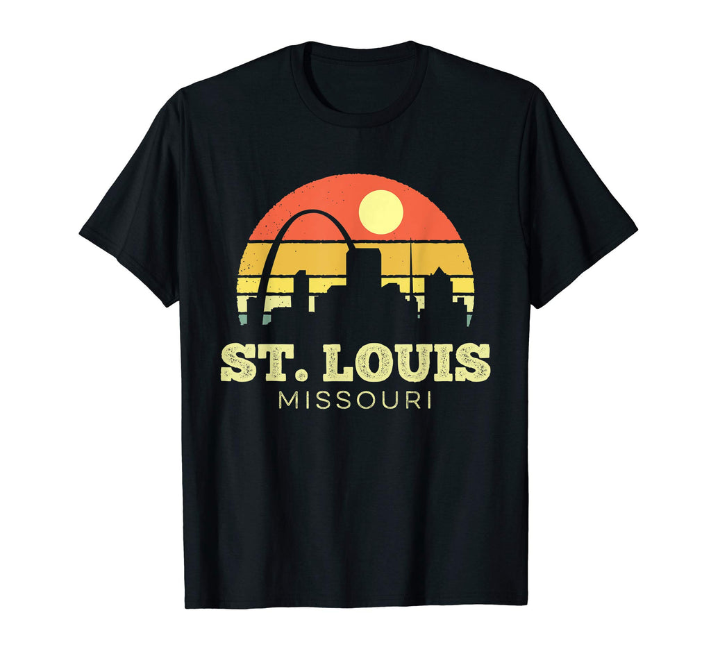 St Louis Missouri Sunset City Love T-Shirt - Custom Art Print for Adults - T-Shirt, Sweatshirt, Hoodie