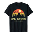 St Louis Missouri Sunset City Love T-Shirt - Custom Art Print for Adults - T-Shirt, Sweatshirt, Hoodie