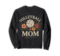 Volleyball Mom Typography Proud Sports Sweatshirt - Trendy Graphic Unisex - T-Shirt, Sweatshirt, Hoodie