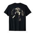 Dachshund Smoking Cigarette Grunge Meme T-Shirt - Unique Graphic Unisex - T-Shirt, Sweatshirt, Hoodie