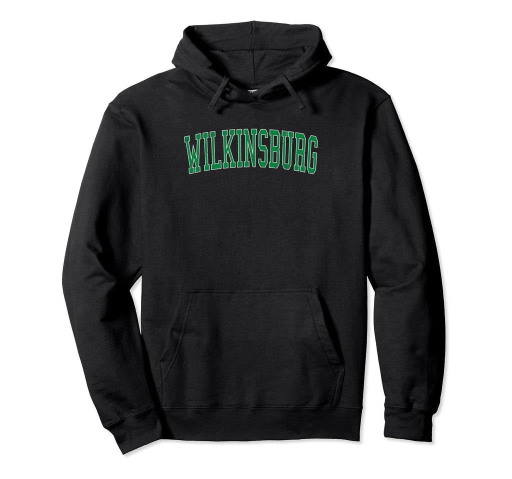 Wilkinsburg Pa Distressed Green Hoodie - Custom Art Print for Adults - T-Shirt, Sweatshirt, Hoodie