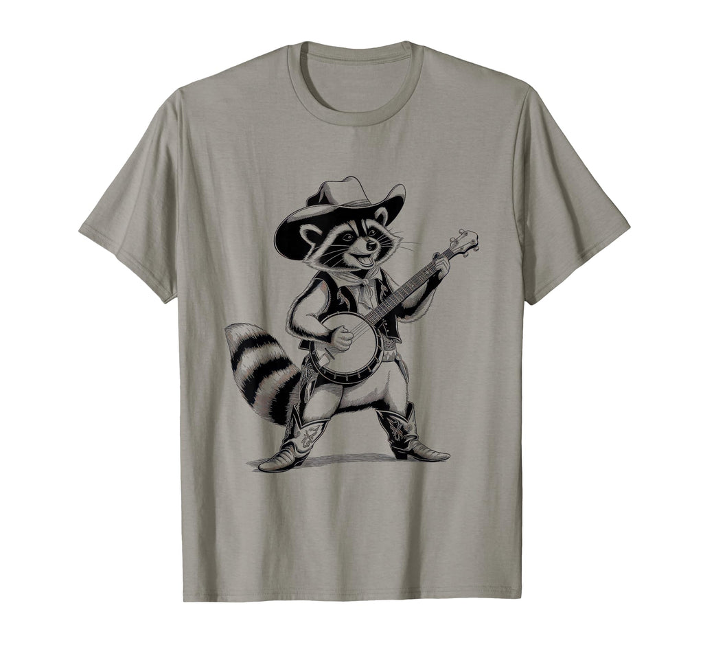 Raccoon 90S Country Music T-Shirt - Casual Everyday Wear for Adults - T-Shirt, Sweatshirt, Hoodie