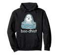Ghost Monster Meditation Hoodie - Casual Everyday Wear Men Women - T-Shirt, Sweatshirt, Hoodie