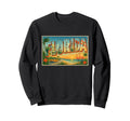 Florida 50S Travel Souvenir Art Sweatshirt - Fun Novelty Design Unisex - T-Shirt, Sweatshirt, Hoodie