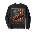 Rodeo Bull Riding Cowboy Western Sweatshirt - Custom Art Print for Adults - T-Shirt, Sweatshirt, Hoodie
