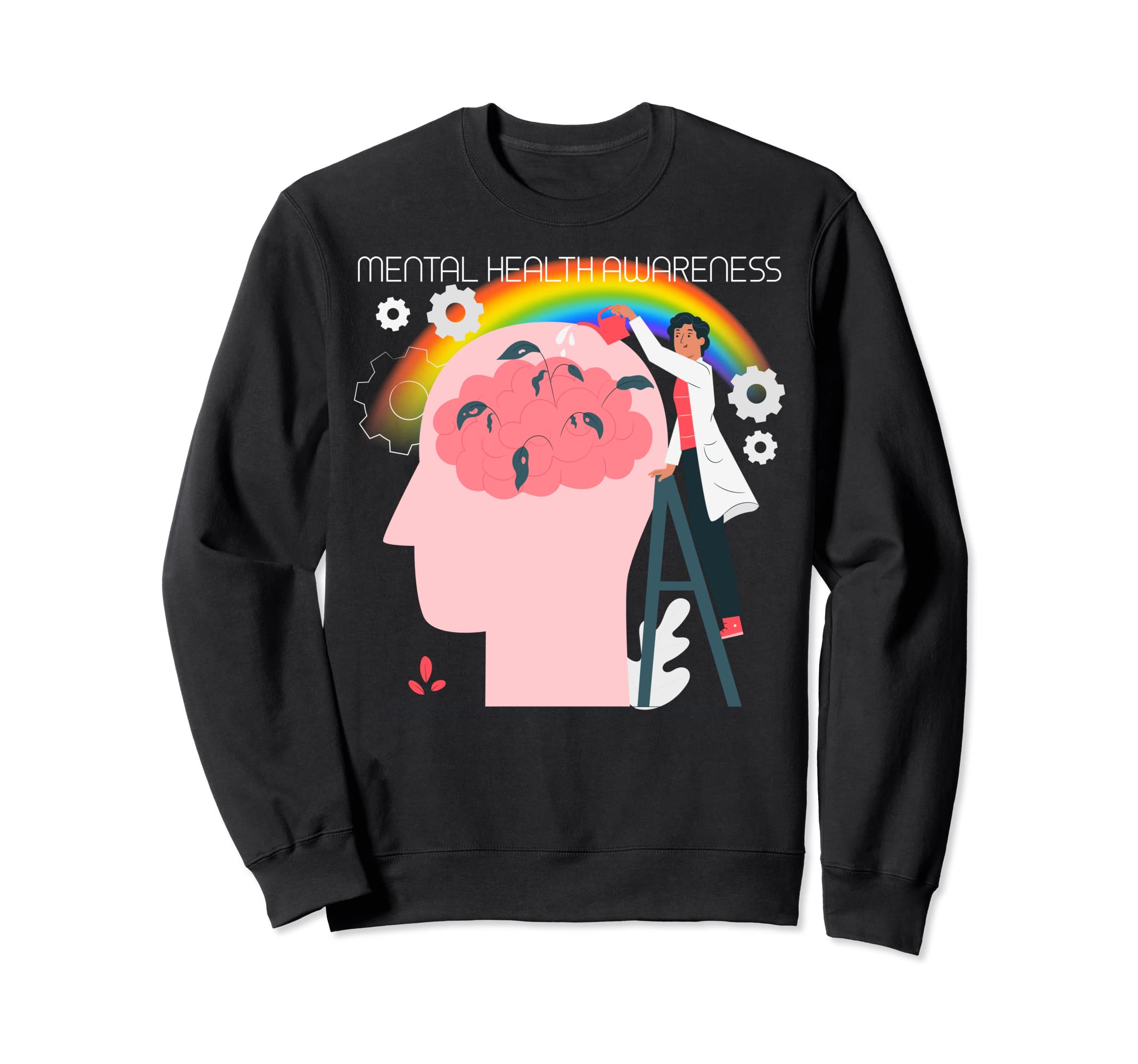 Mental Health Lgbtq Sweatshirt - Trendy Graphic for Adults - T-Shirt, Sweatshirt, Hoodie