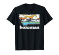 Bozeman Montana Outdoors Mountains T-Shirt - Aesthetic Graphic Unisex - T-Shirt, Sweatshirt, Hoodie