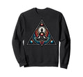 Cosmic Meditation Art Mindfulness Sweatshirt - Streetwear Style Unisex - T-Shirt, Sweatshirt, Hoodie