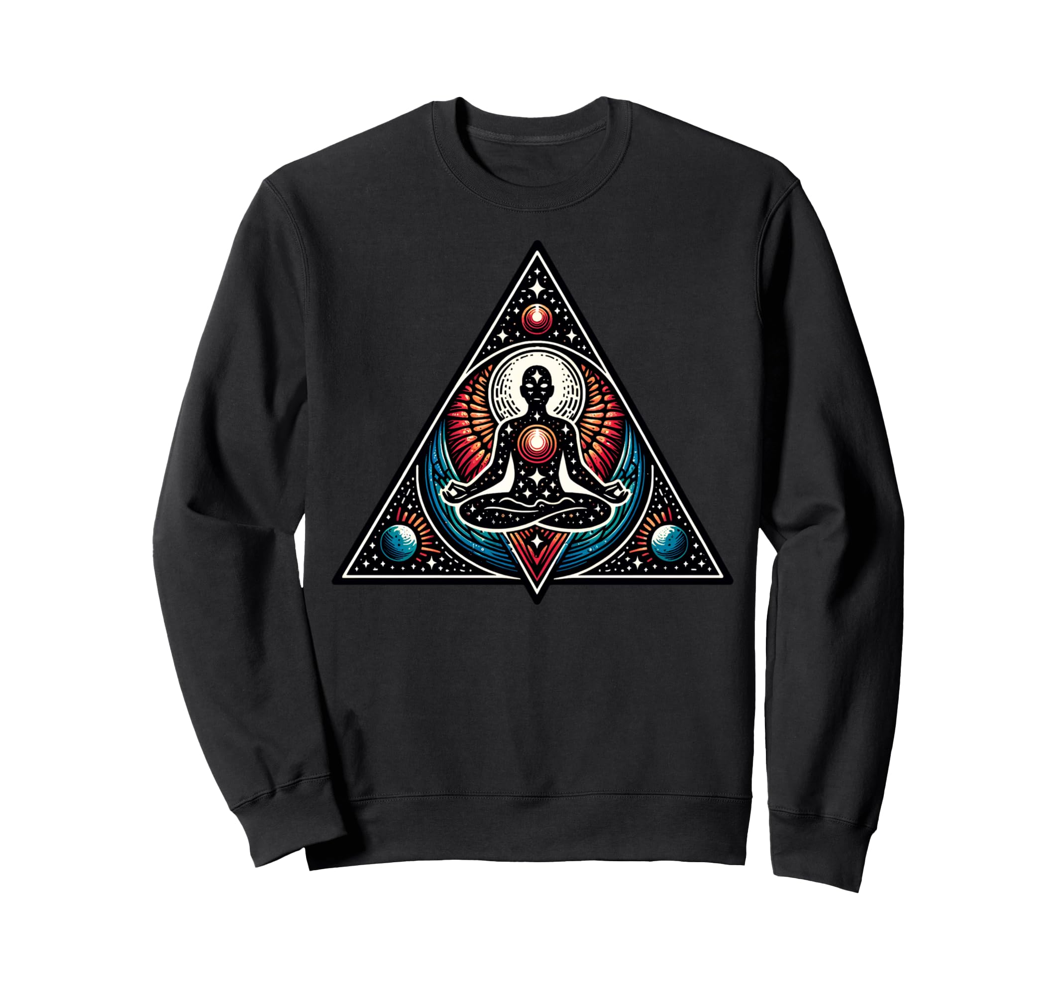 Cosmic Meditation Art Mindfulness Sweatshirt - Streetwear Style Unisex - T-Shirt, Sweatshirt, Hoodie